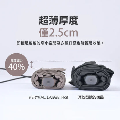 108cm Full Shade, Extra Large, Ultra-Light Automatic Umbrella | Japan Amvel VERYKAL LARGE Flat