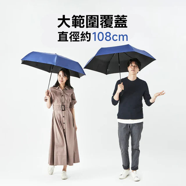 108cm Full Shade, Extra Large, Ultra-Light Automatic Umbrella | Japan Amvel VERYKAL LARGE Flat