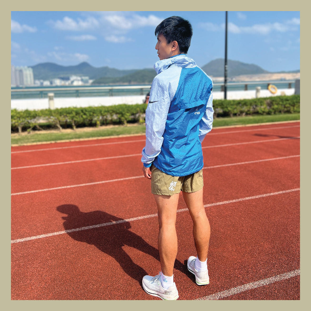 【男女款】NGU運動專用短褲-鴨綠