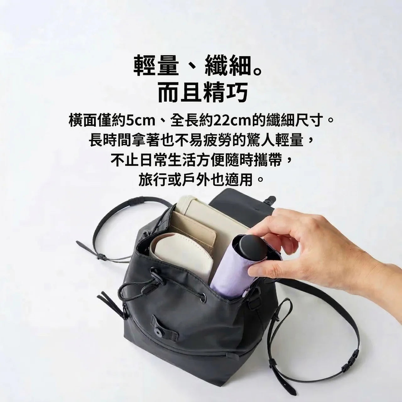 Amvel Ultra-light Fully Shading Folding Umbrella | HEATBLOCK Pentagon