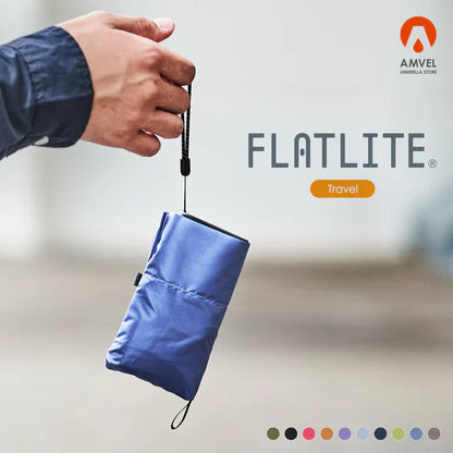 Flat Travel Folding Umbrella | Japan AMVEL FLATLITE Travel