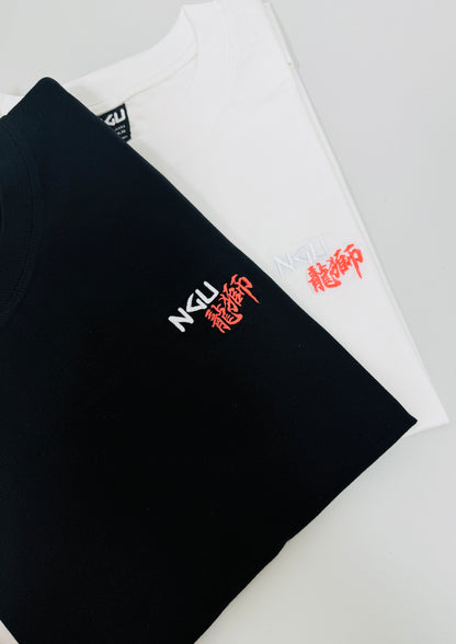 NGU 刺繡龍獅T-Shirt