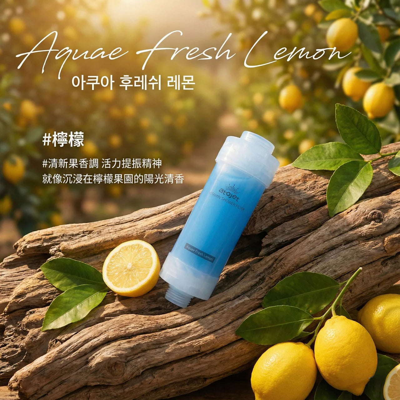 【In Stock】Atojet Korea Vitamin Aroma Filter Shower Head │AJ 8200