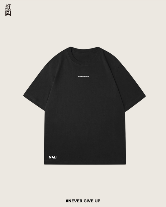 NGU 刺繡T-Shirt（#NEVERGIVEUP）